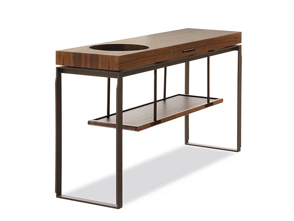 Прямоугольный консольный стол из дерева с ящиками GIORGETTI AEI 60003, 60008, 60009 фабрика GIORGETTI из Италии. Фото №2