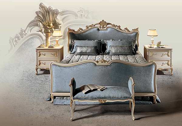 Кровать ANGELO CAPPELLINI BEDROOMS Respighi 7610/TG18 фабрика ANGELO CAPPELLINI из Италии. Фото №2
