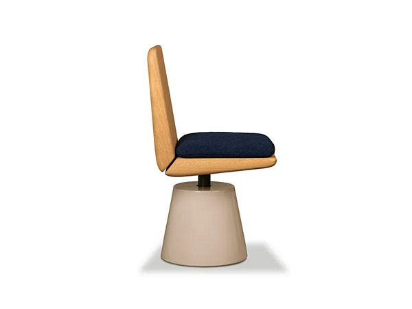 Стул с обивкой из кожи BAXTER Linfa фабрика BAXTER из Италии. Фото №11