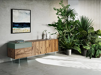 Модульный комод из дерева LAGO 36E8 08004 Модульный комод из дерева LAGO 36E8 08004 фабрика LAGO из Италии