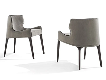 Кресло с обивкой из ткани Frigerio Crosby 13400