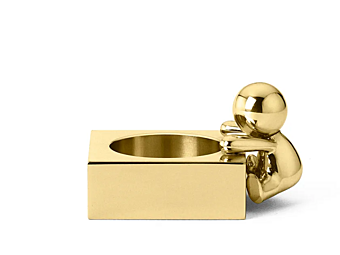 Подсвечник из латуни GHIDINI1961 Omini SG606PB101 фабрика GHIDINI1961 из Италии