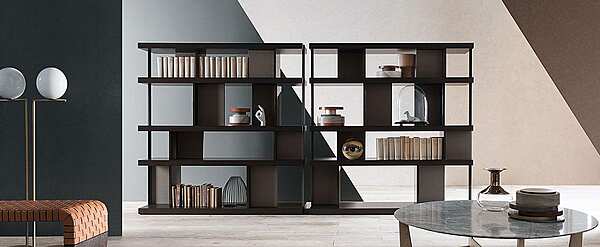 Книжный шкаф POLTRONA FRAU Duo Bookcase фабрика POLTRONA FRAU из Италии. Фото №6