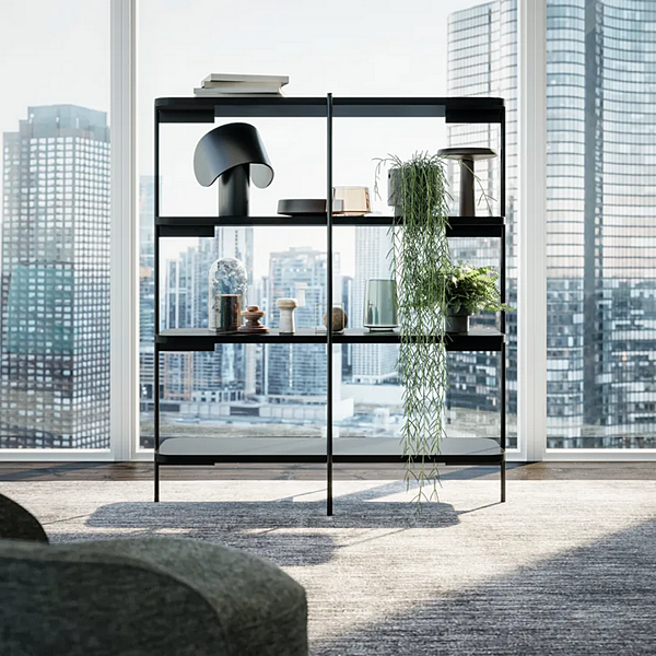 Открытая напольная книжная полка из дерева Liu Jo Living Collection Caillou фабрика Liu Jo Living Collection из Италии. Фото №8