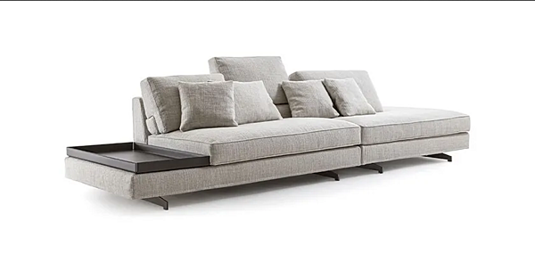 Диван с обитой спинкой на пять мест из ткани с съемным чехлом Frigerio  Davis Top Flat 12129 фабрика Frigerio из Италии. Фото №7