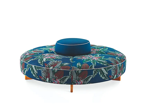 Круглый садовый пуф из ткани CASSINA коллекции Sail Out фабрика CASSINA из Италии. Фото №2