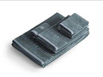 Набор банных полотенец из бамбукового велюра с монограммой GIORGETTI фабрика GIORGETTI из Италии