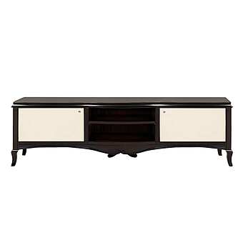 Тумба под TV из массива дерева с полками и дверцами DECORA ( LCI STILE) N0207 фабрика DECORA ( LCI STILE) из Италии