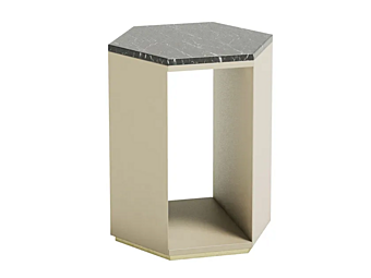 Деревянный кофейный столик с мраморной столешницей Dedalo Capital Collection DE.SR фабрика Capital Collection из Италии