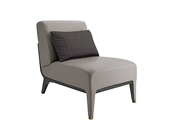 Кресло с обивкой из кожи AR INTERIORS Dilan D81