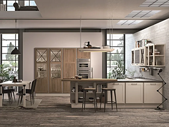 Современная деревянная кухня с островом LUBE CUCINE Provenza 5