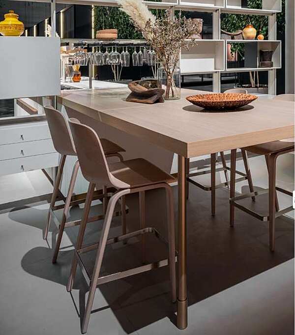 Кухня итальянская современная CESAR CUCINE Intarsio NEWS EUROCUCINA Composition Four фабрика CESAR CUCINE из Италии. Фото №5