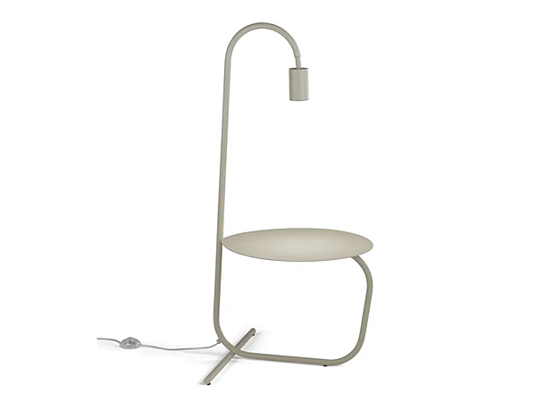 Металлический торшер с кофейным столиком EGOITALIANO Lucignolo фабрика Egoitaliano из Италии. Фото №2