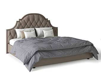 Кровать из массива дерева с мягкой обивкой DECORA ( LCI STILE) D0345