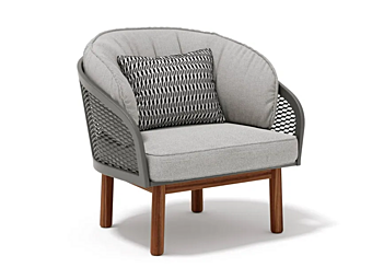 Кресло с подлокотниками из ткани Atmosphera Cyrano PF.OUT.CYR.PL+PF.OUT.CXCY2.PL фабрика ATMOSPHERA из Италии