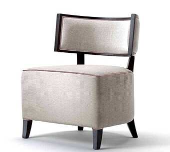 Кресло из массива дерева с мягкой обивкой DECORA ( LCI STILE) MN40L фабрика DECORA ( LCI STILE) из Италии