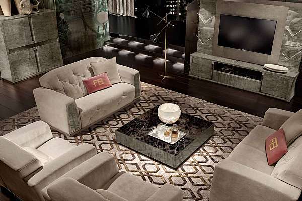 Стойка для TV-HI-FI FRANCO BIANCHINI ELG 6001 K фабрика FRANCO BIANCHINI из Италии. Фото №2
