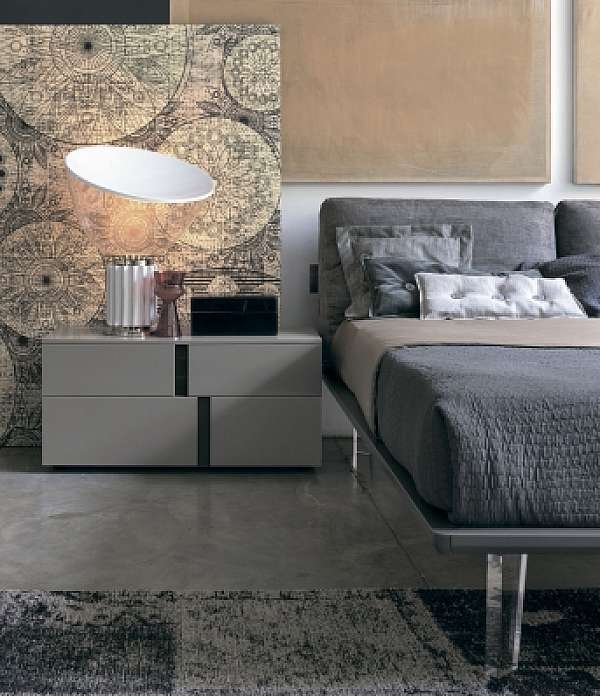 Тумбочка TOMASELLA & COMPAS Comodino 2 cassetti ATHENA 2 фабрика TOMASELLA & COMPAS из Италии. Фото №1