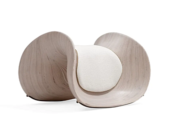 Качалка из кожи GIORGETTI CLop GA452G + GA453G фабрика GIORGETTI из Италии