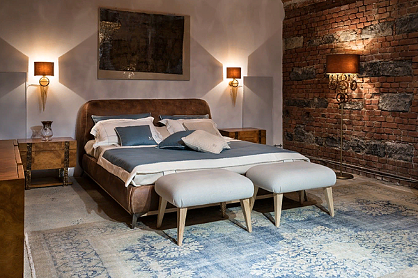 Кровать MANTELLASSI "TRIBECA" Baruffa фабрика MANTELLASSI из Италии. Фото №5