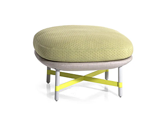 Пуф с обивкой из ткани MOROSO Ottoman 077 фабрика Moroso из Италии