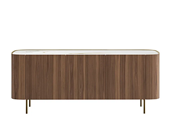 Буфет с дверями из деревянного фанеры Eforma  Syra фабрика Eforma из Италии