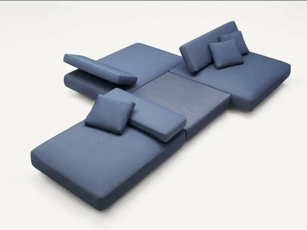 Секционный диван с removable обивкой из ткани PAOLA LENTI Agio B126AA фабрика PAOLA LENTI из Италии. Фото №2
