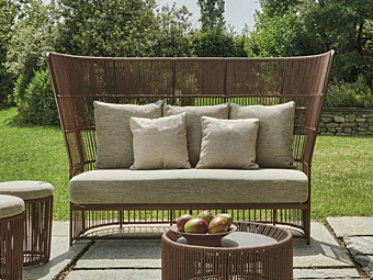 Диван с мягкой спинкой из синтетического волокна VARASCHIN TIBIDABO 1248 фабрика VARASCHIN из Италии