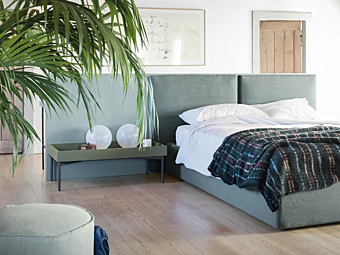 Подголовник для двуспальной кровати из ткани NOVAMOBILI Cube 