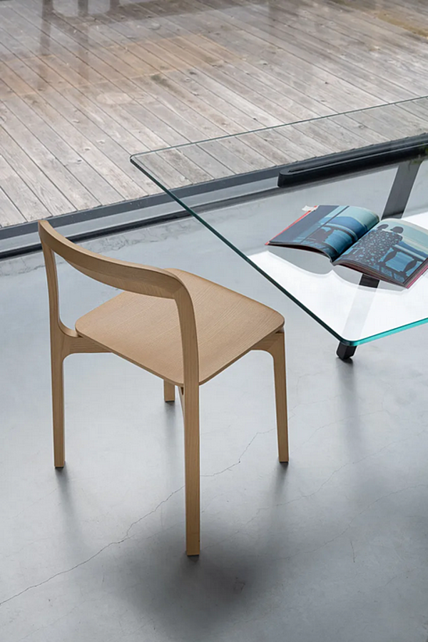 Складное кресло из массива ясеня Kristalia Contorna 05C0N01 фабрика Kristalia из Италии. Фото №9