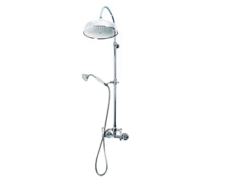 Настенный душевой панель с ручным и верхним душем Gentry Home Berkeley фабрика Gentry Home из Италии