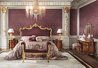 Кровать ANGELO CAPPELLINI TIMELESS Allegri 30152/TG19 - TG21 фабрика ANGELO CAPPELLINI из Италии