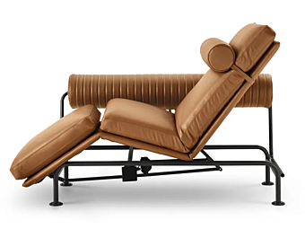Кожаный шезлонг с подголовником I 4 Mariani Up Down фабрика i 4 Mariani из Италии