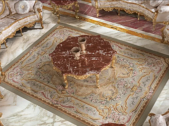 Низкий журнальный стол из мрамора MODENESE GASTONE 15607 фабрика MODENESE GASTONE из Италии