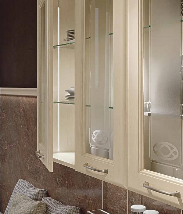 Кухня с островом из материала LUBE CUCINE  Veronica 7 фабрика LUBE CUCINE из Италии. Фото №4