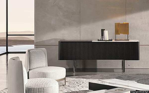 Тумба MINOTTI Lou "Sideboard" Christophe Delcourt фабрика Minotti из Италии. Фото №25