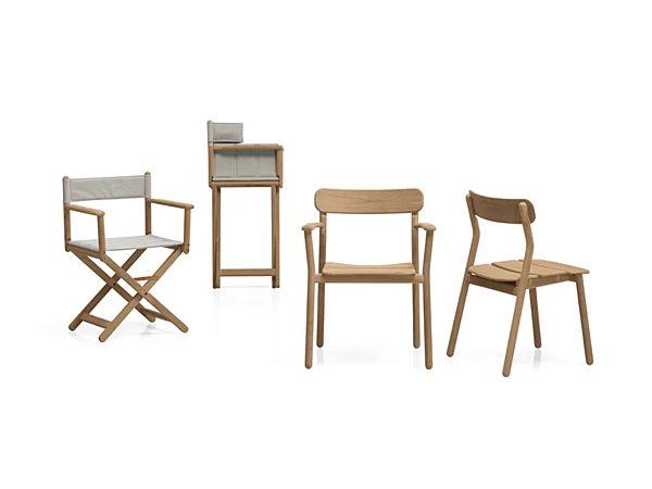 Кресло для сада из тика Kristalia Stria 05STR01 фабрика Kristalia из Италии. Фото №4