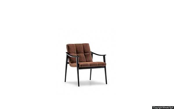 Кресло MINOTTI Fynn фабрика Minotti из Италии. Фото №3
