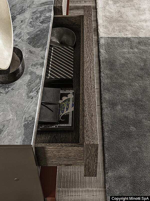 Тумба MINOTTI Carson фабрика Minotti из Италии. Фото №11