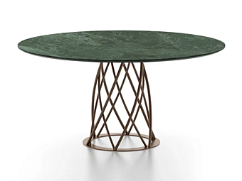 Круглый обеденный стол из мрамора F.lli ORSENIGO AIR  фабрика ORSENIGO из Италии