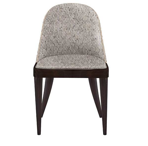 Стул из массива дерева с мягкой обивкой DECORA ( LCI STILE) N083L фабрика DECORA ( LCI STILE) из Италии. Фото №1