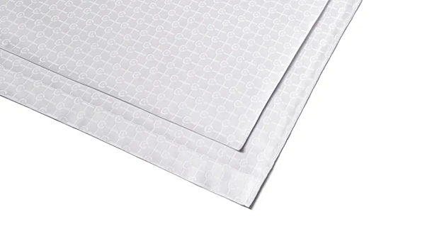 Комплект постельного белья из жаккардового сатина однотонный CASSINA FRAME ROOD фабрика CASSINA из Италии. Фото №5