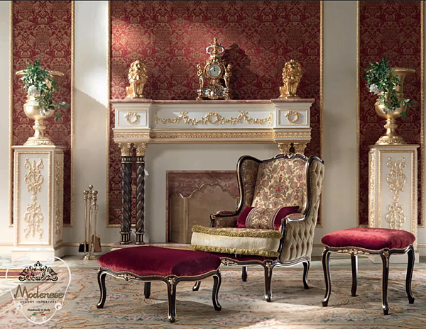Деревянная тумба MODENESE GASTONE 15614 фабрика MODENESE GASTONE из Италии. Фото №2