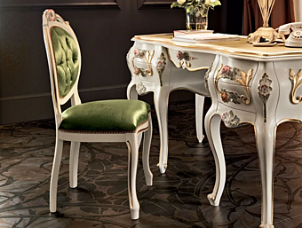Стул с обитой спинкой из ткани MODENESE GASTONE 11517 фабрика MODENESE GASTONE из Италии