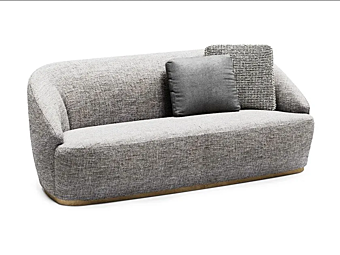 Диван с обитой спинкой из ткани Brera 23 Capital Collection BRE.DV2 фабрика Capital Collection из Италии