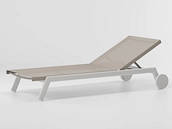Шезлонг с колесами из алюминия и текстиля KETTAL MOLO KS4210900
