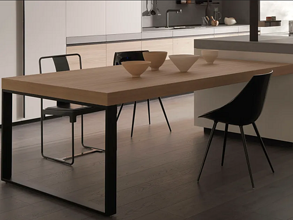Деревянный кухонный стол VALCUCINE Connexus фабрика VALCUCINE из Италии. Фото №1
