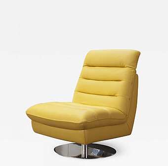 Кресло поворотное без подлокотников из кожи EGOITALIANO Marilou фабрика Egoitaliano из Италии