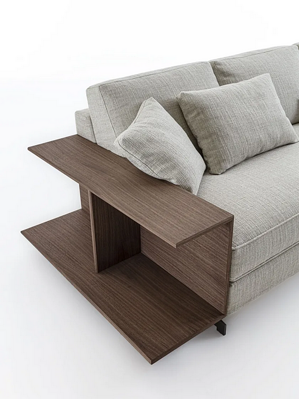 Секционный диван с обивкой из ткани Frigerio Davis Book 12138 фабрика Frigerio из Италии. Фото №11