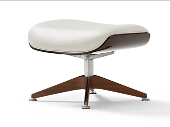 Пуф с поворотным механизмом и 4-лучевой основой AMURA COACH